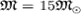 ${\mathfrak M}=15 {\mathfrak M}_\odot$
